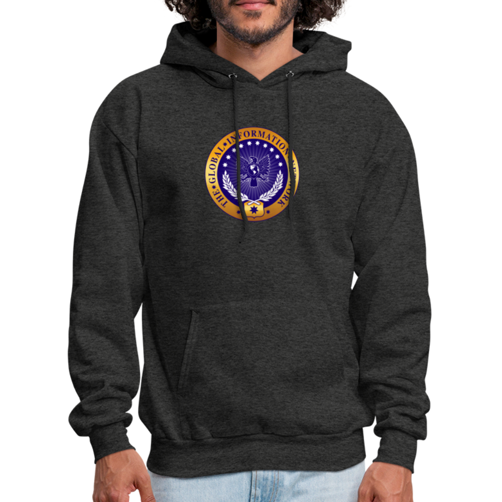Men's GIN Logo Hoodie - charcoal grey