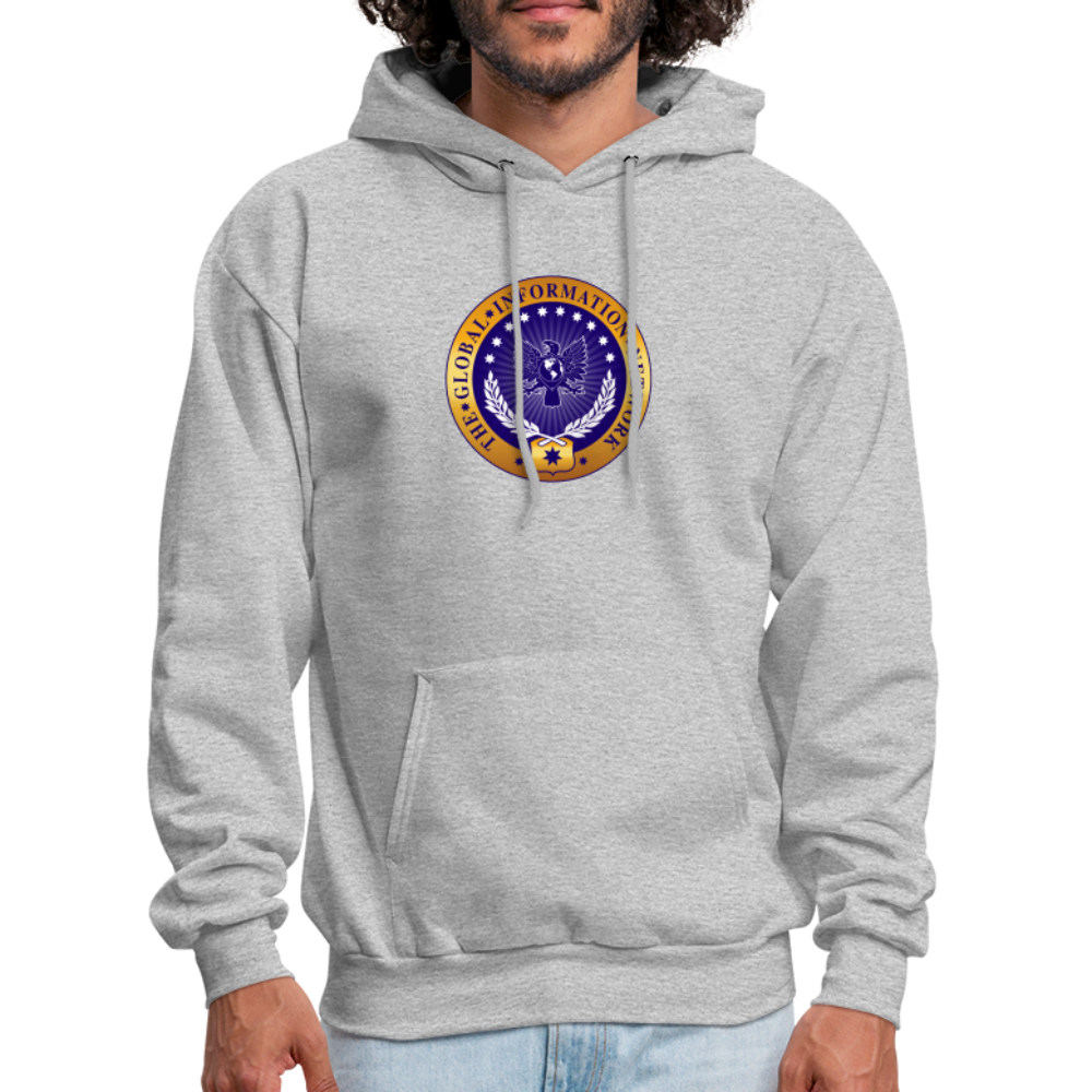 Men's GIN Logo Hoodie - heather gray