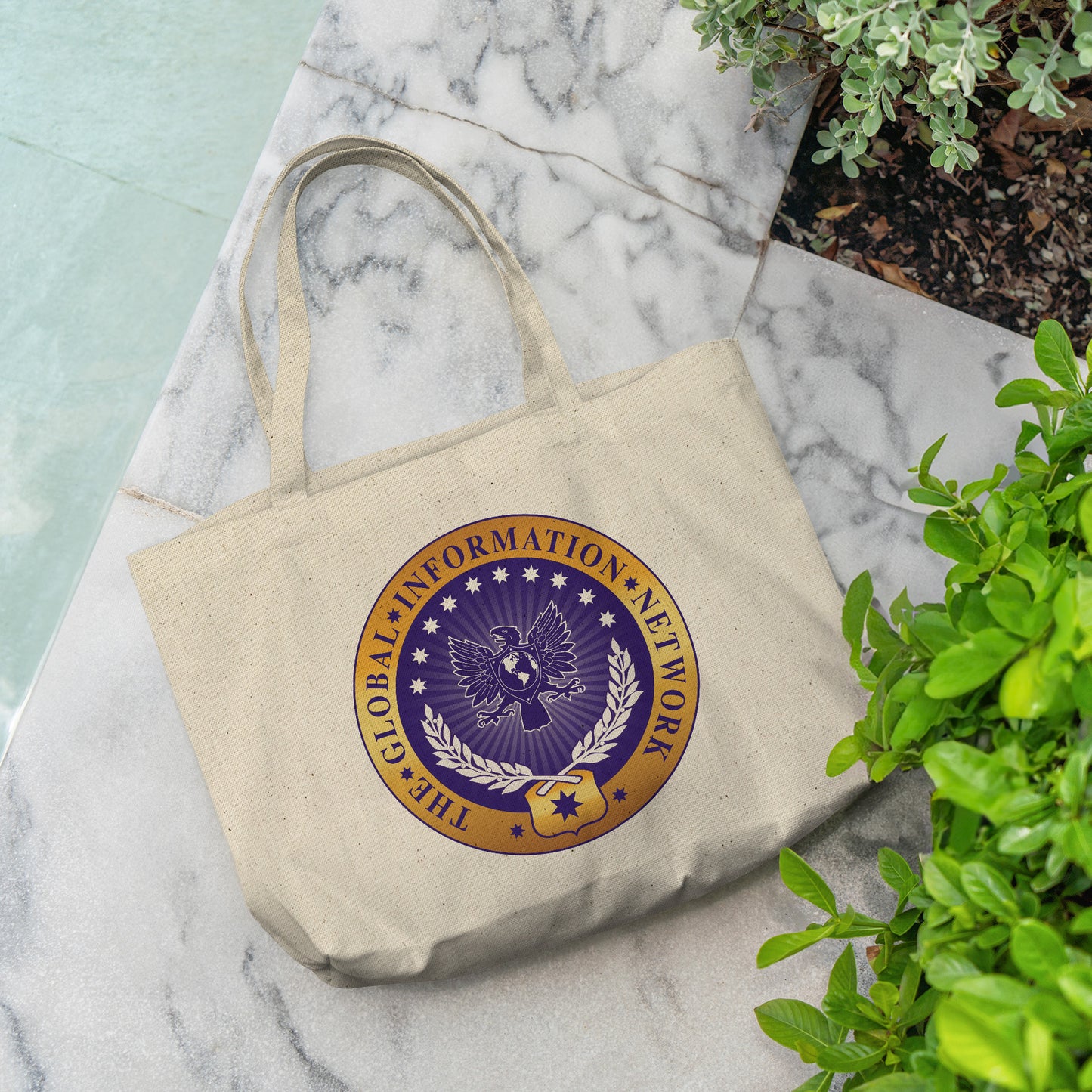 GIN Gusseted Cotton Tote Bag