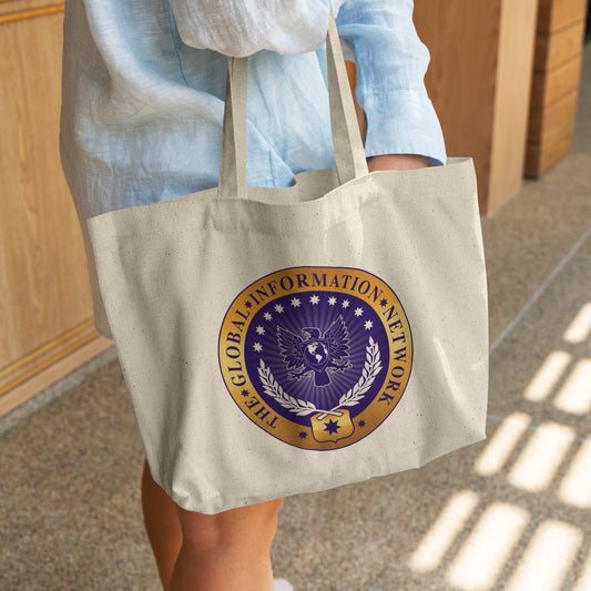 GIN Gusseted Cotton Tote Bag