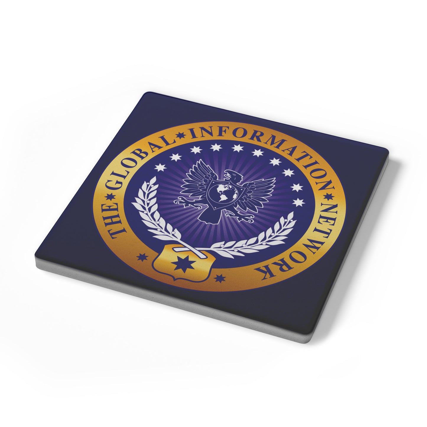 GIN Logo Stone Coasters - Set of 4