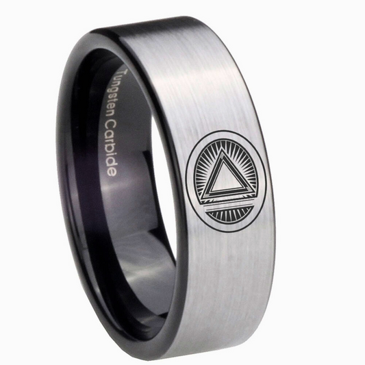 System - Gun Metal Tungsten Carbide Ring