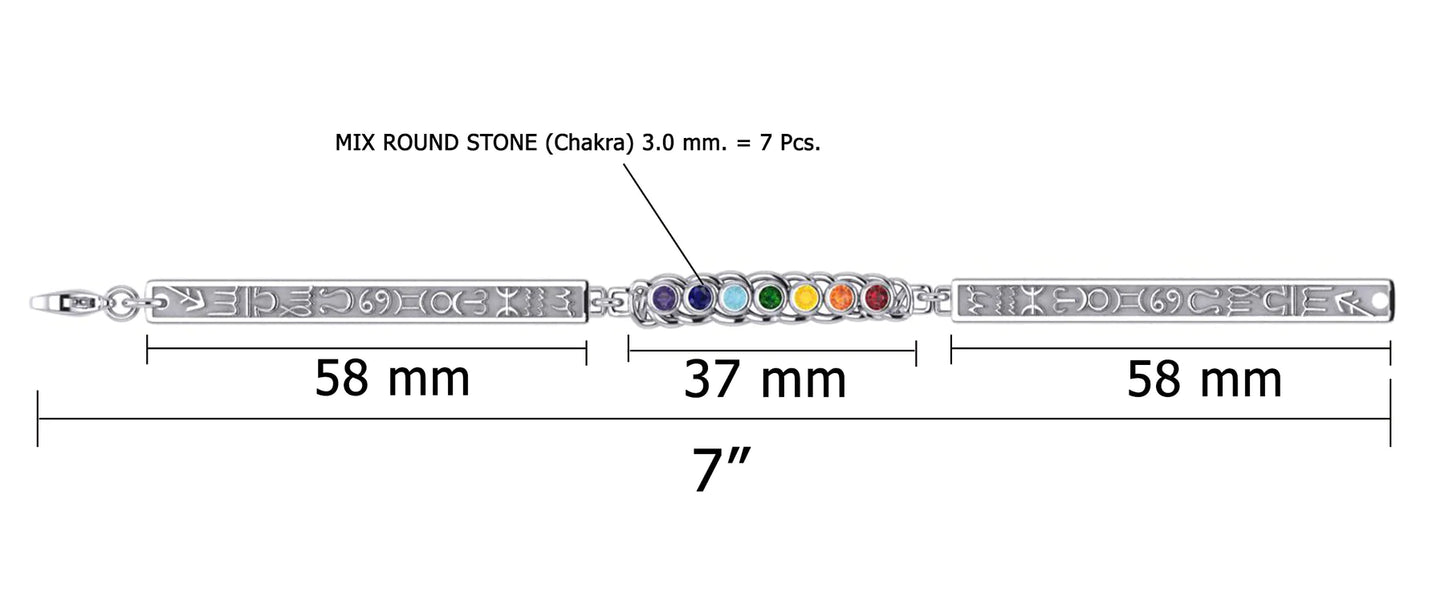 Chakra and Astrology Bracelet