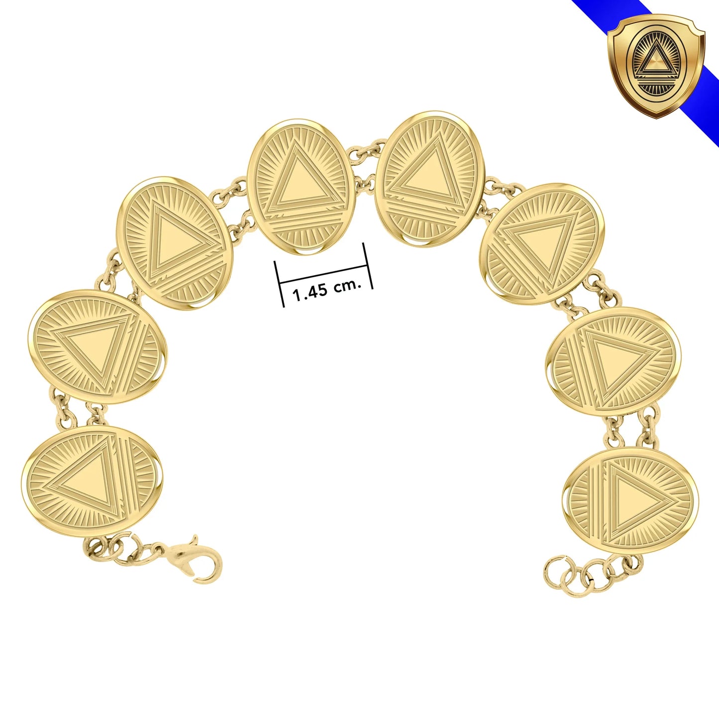 System Symbol Bracelet (Gold Plate)