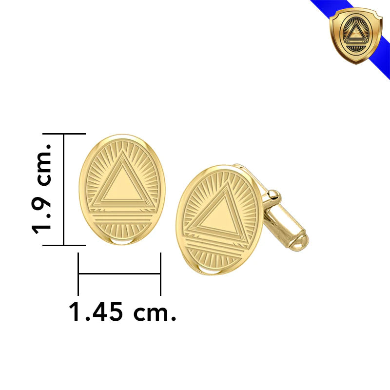 System Cufflinks (Gold Plate)