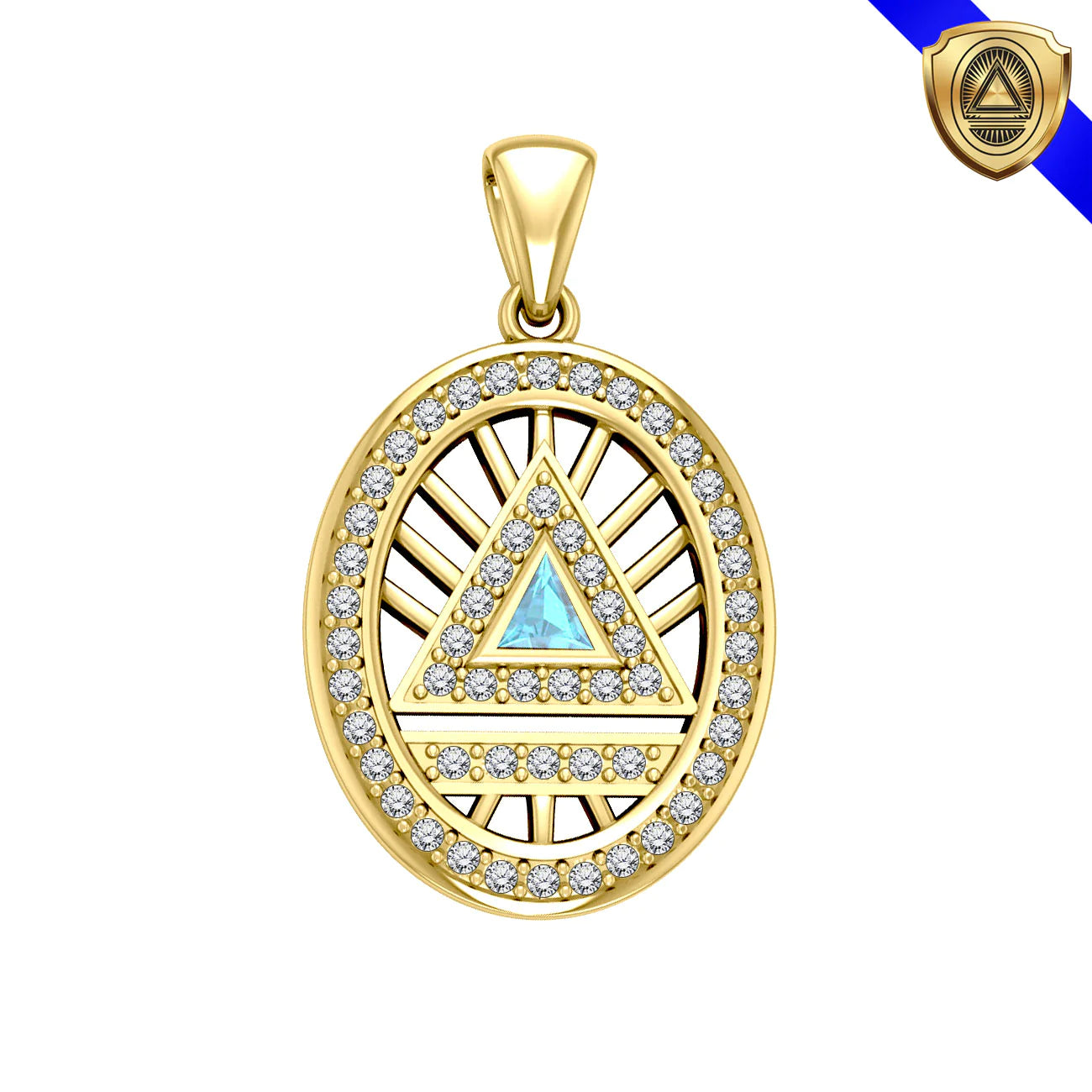 Women's Large Elegant System Pendant (Gold Plate)