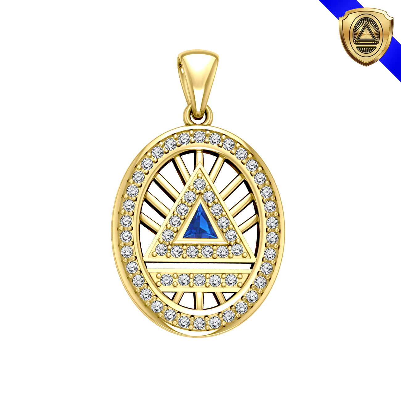 Women's Large Elegant System Pendant (Gold Plate)