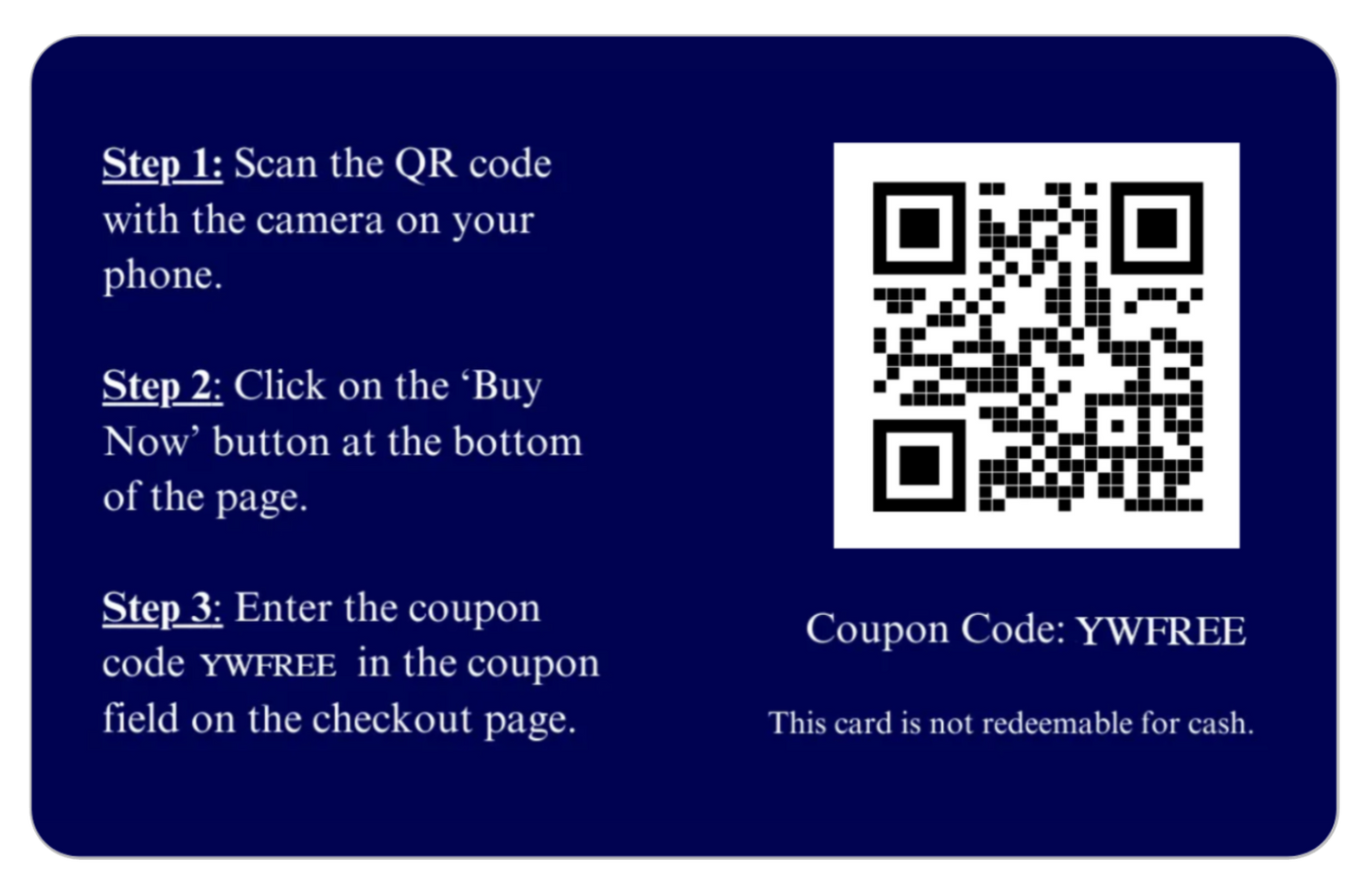 Geschenkkarten für Mitgliedsantrieb - (integrierte QR -Codeoption, Nicht -Aufkleber -Blatt)