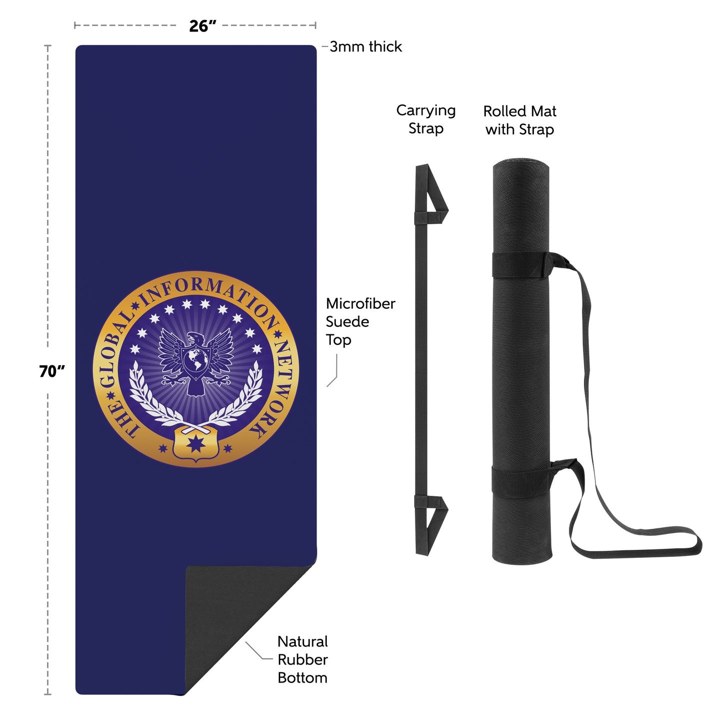 Yoga Mat - GIN Logo
