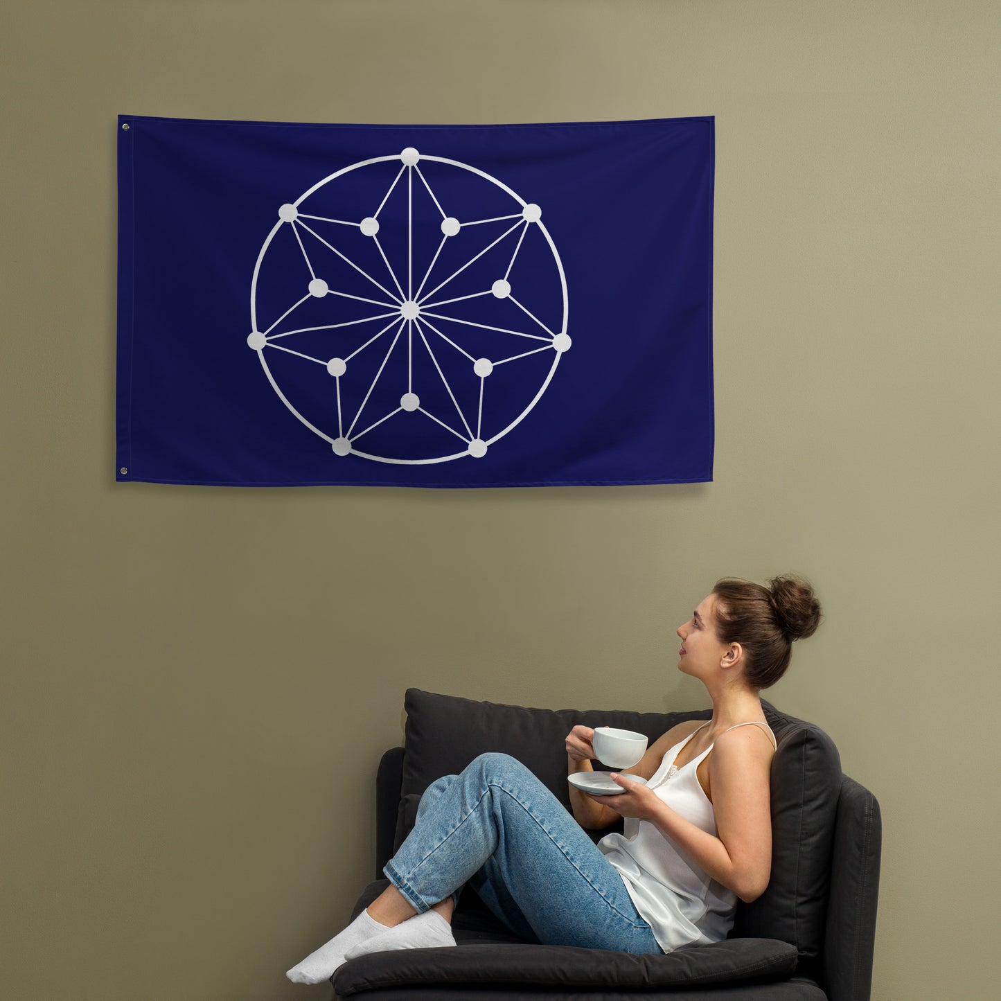 Circle Symbol Flag