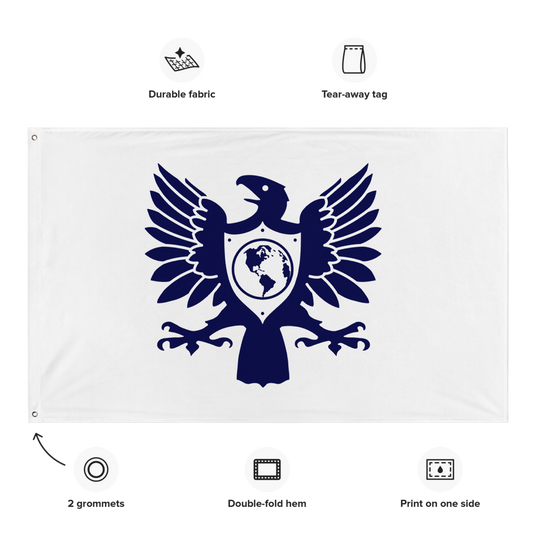 Eagle Flag - White