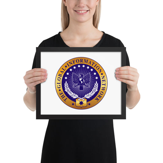 GIN Logo - Framed poster