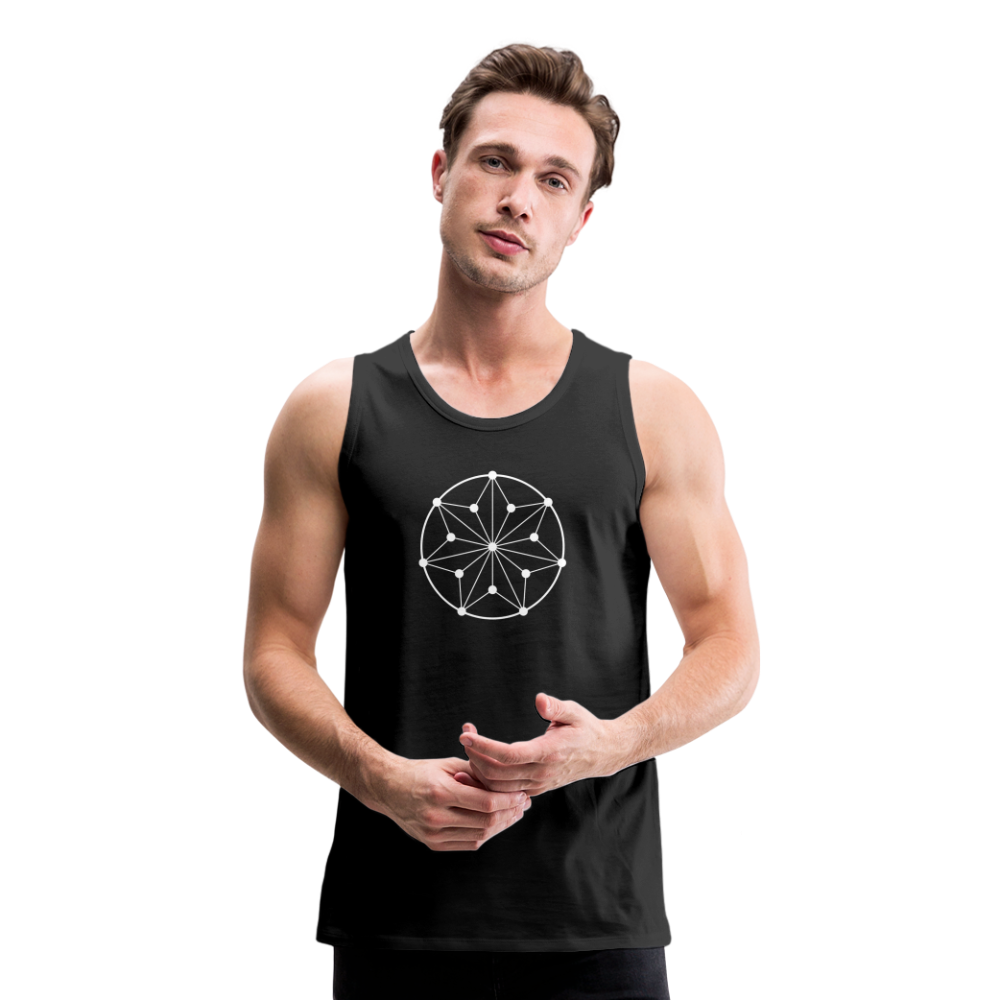 Men’s Circle Premium Tank - black