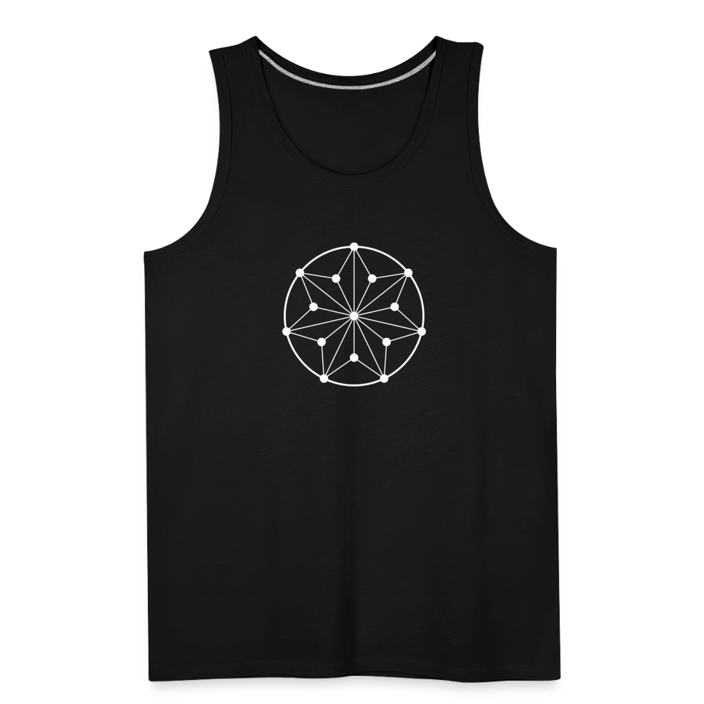 Men’s Circle Premium Tank - black