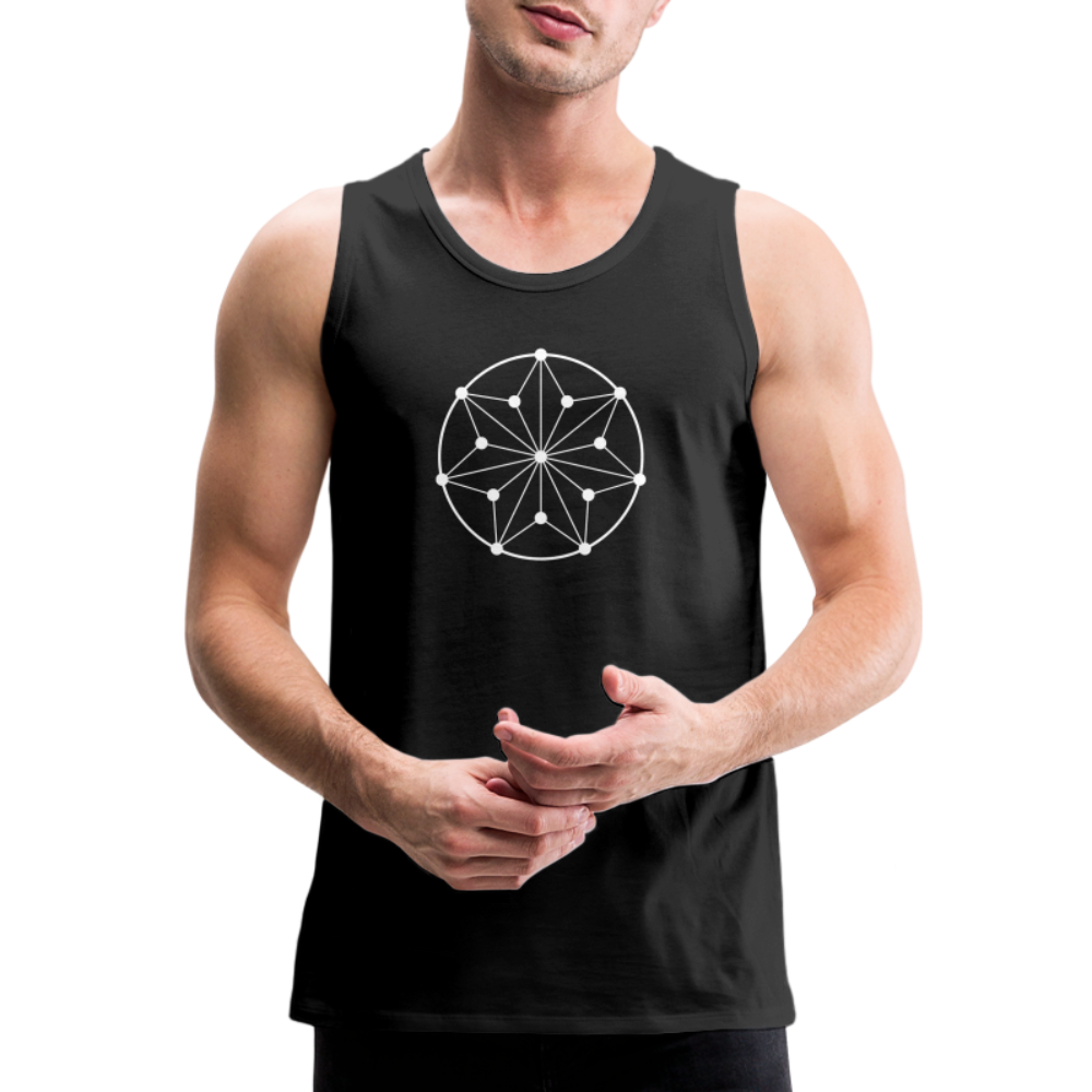 Men’s Circle Premium Tank - black
