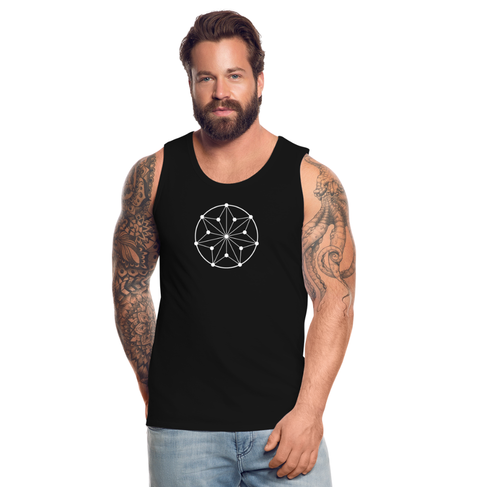 Men’s Circle Premium Tank - black