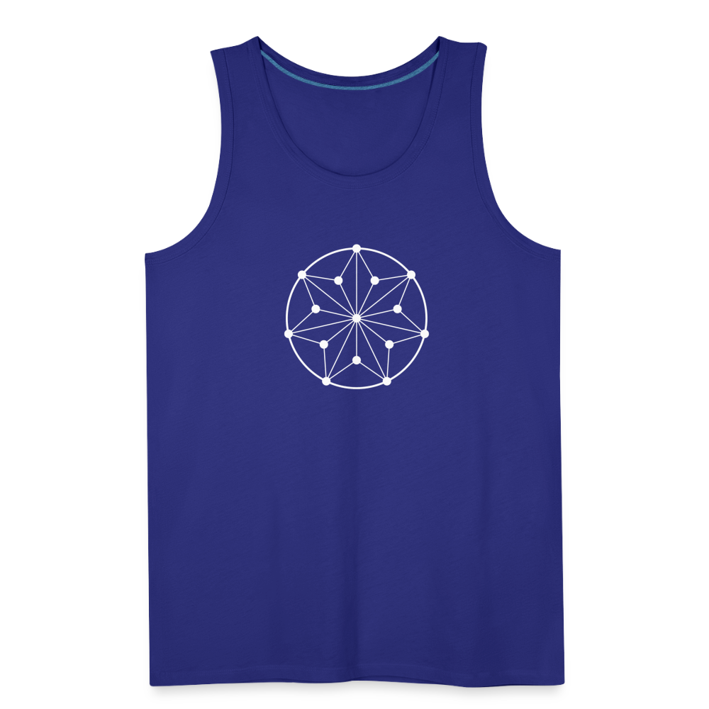 Men’s Circle Premium Tank - royal blue