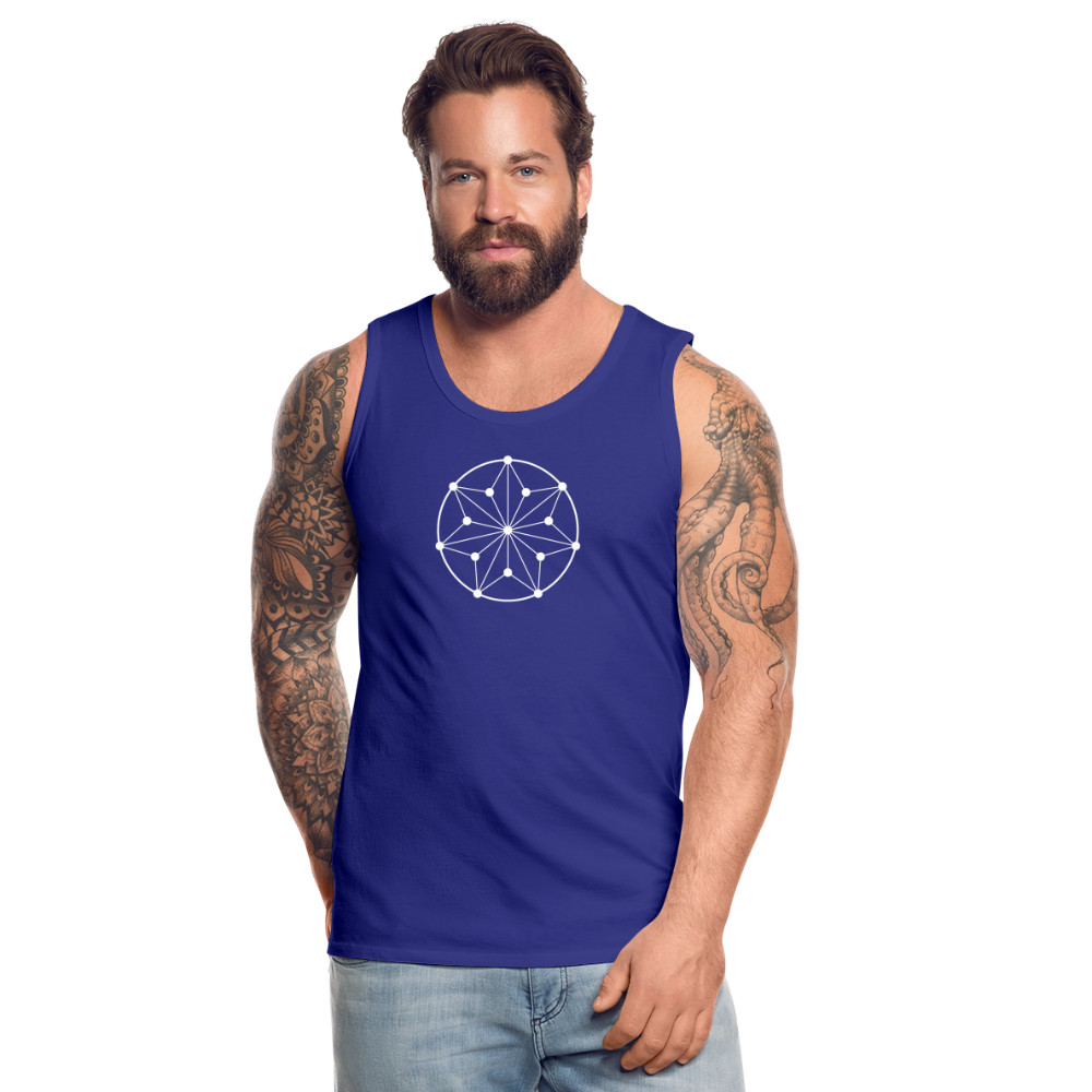 Men’s Circle Premium Tank - royal blue