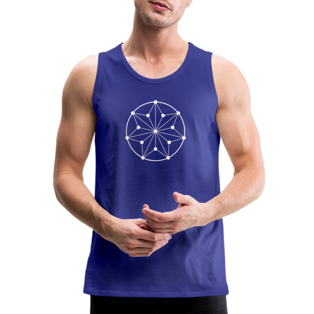 Men’s Circle Premium Tank - royal blue