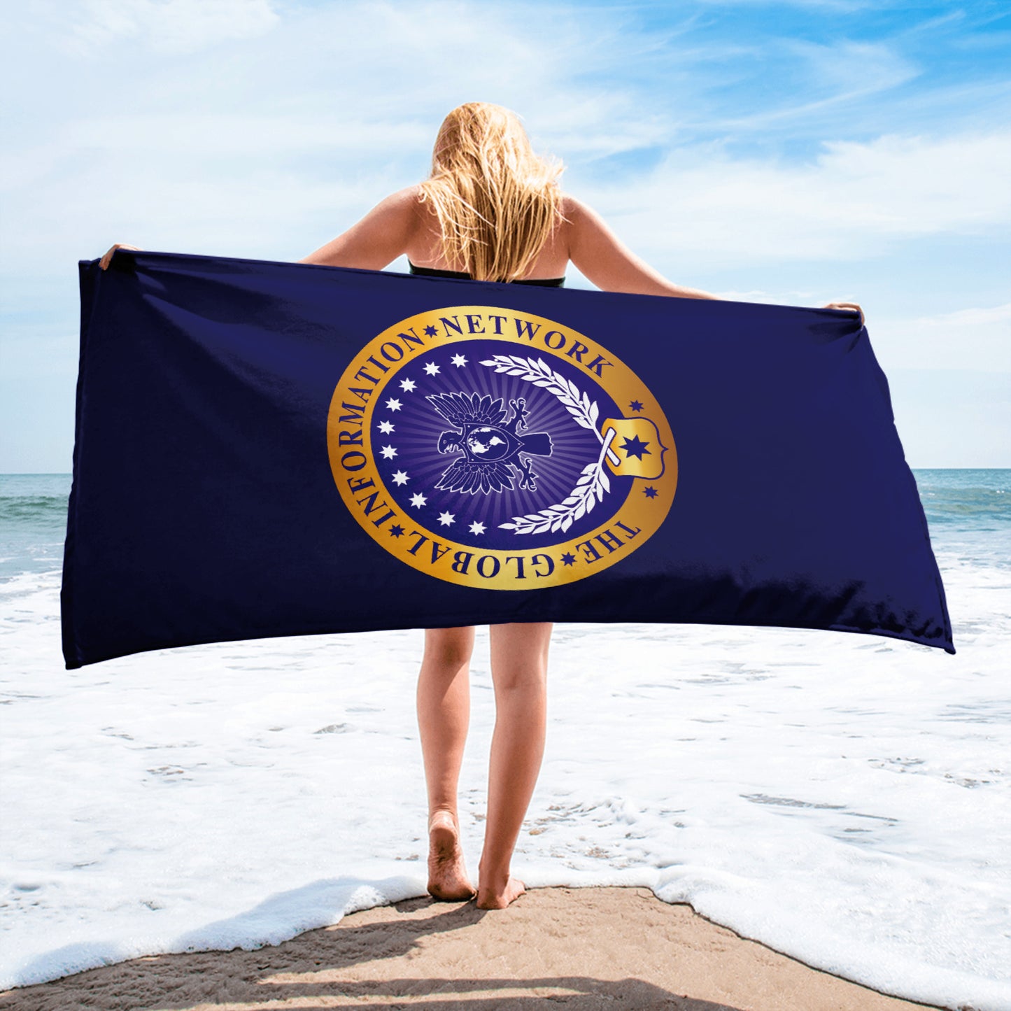 GIN Logo Beach Towel