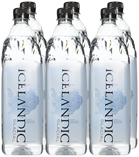 Icelandic Glacial Natural Spring Alkaline Water, 1 Liter (6 Count)