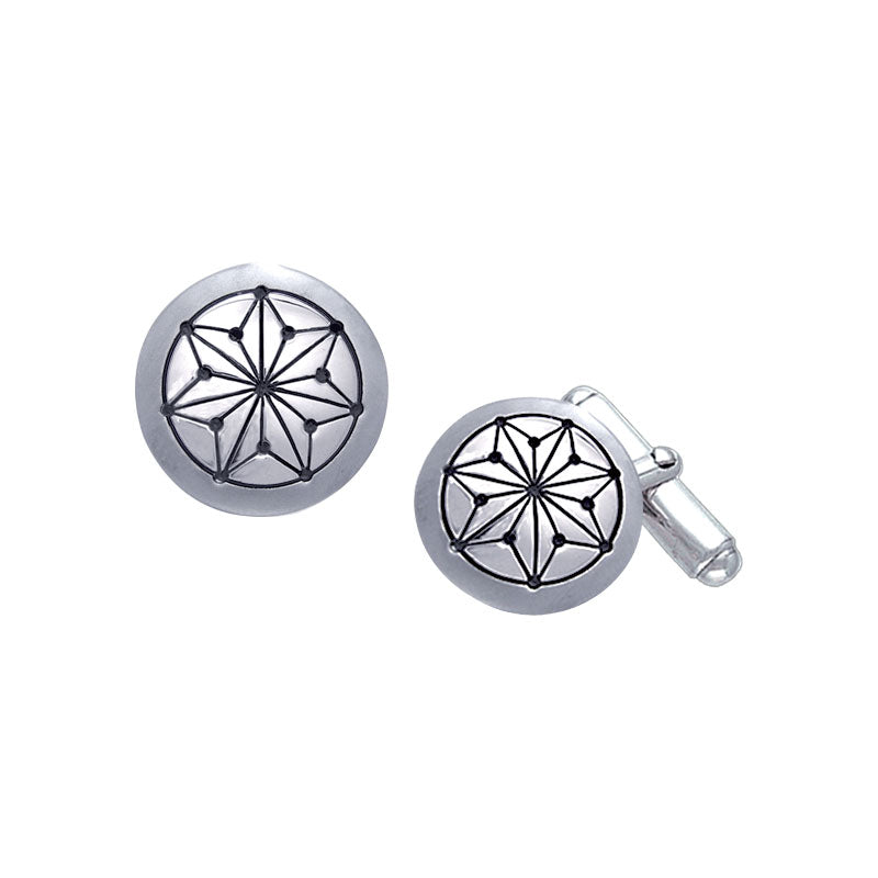 GIN Circle Symbol Cufflinks (Silver)