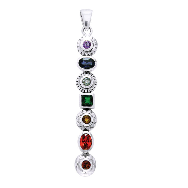 Silver Chakra Pendant