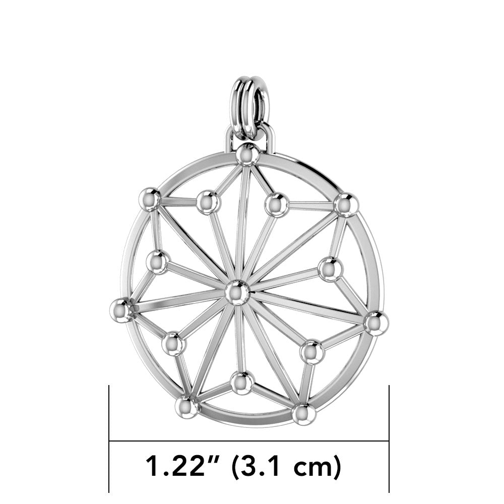 GIN Circle Symbol Pendant (Silver)