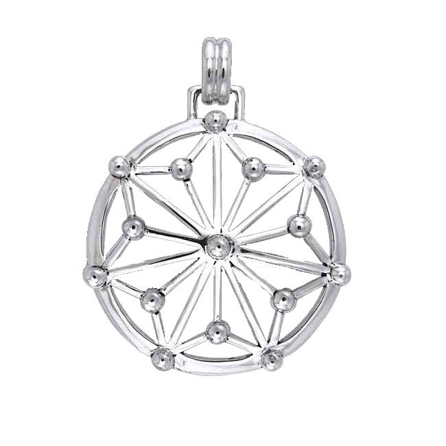 GIN Circle Symbol Pendant (Silver)