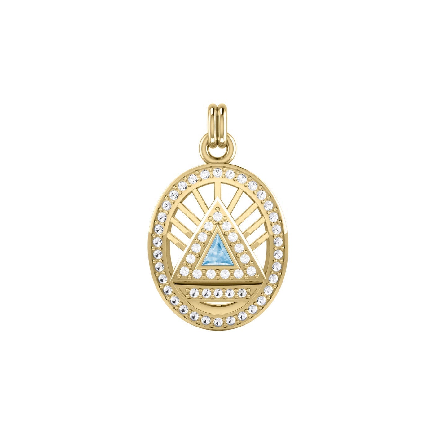 Gold Elegant System Pendant (Small)