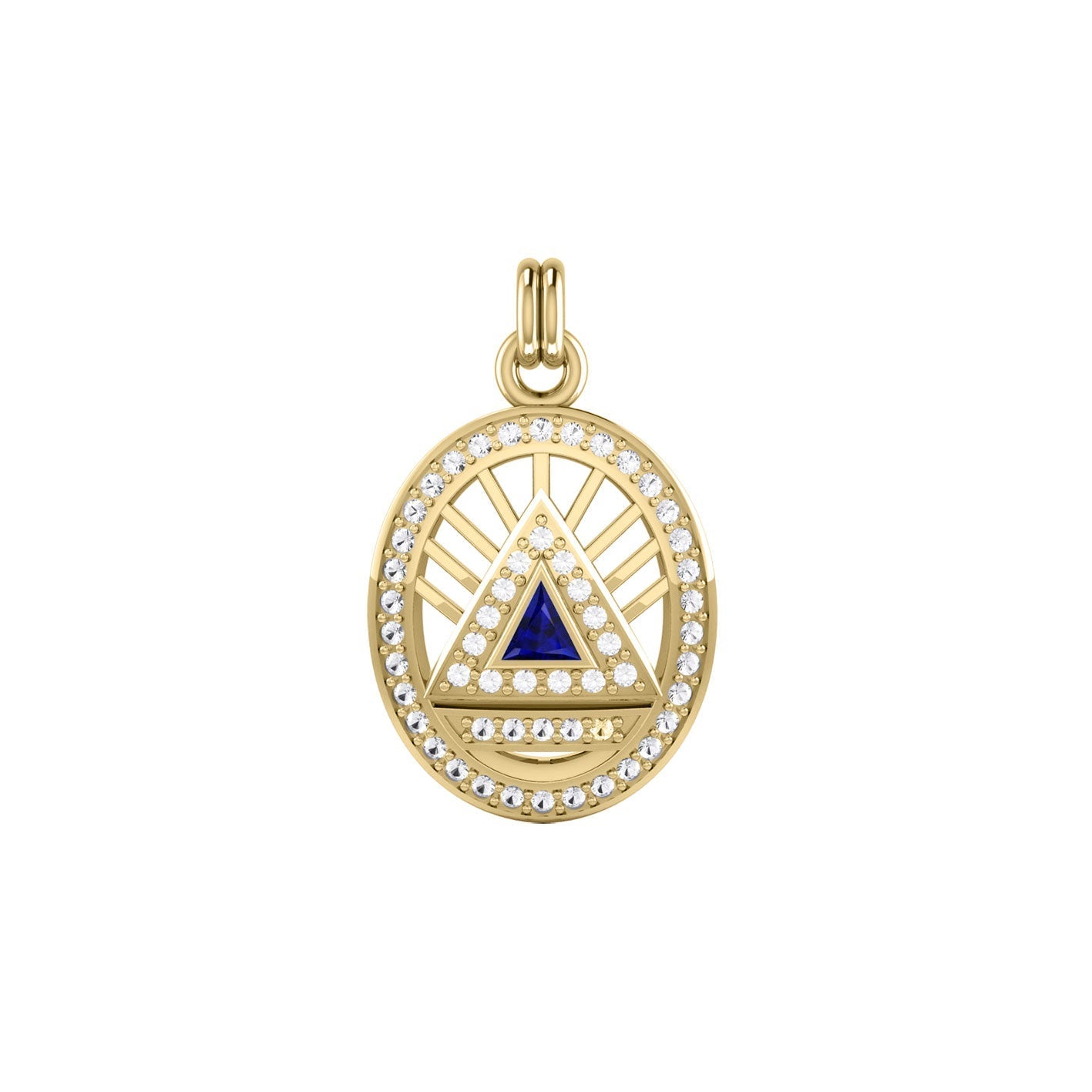 Gold Elegant System Pendant (Small)