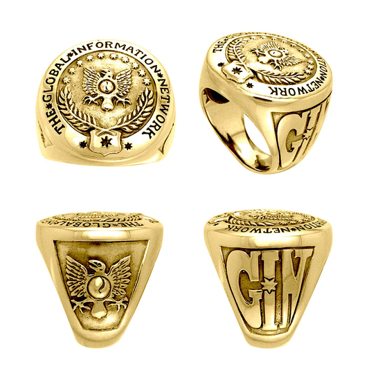 Men's GIN Super Ring (Gold Plate)