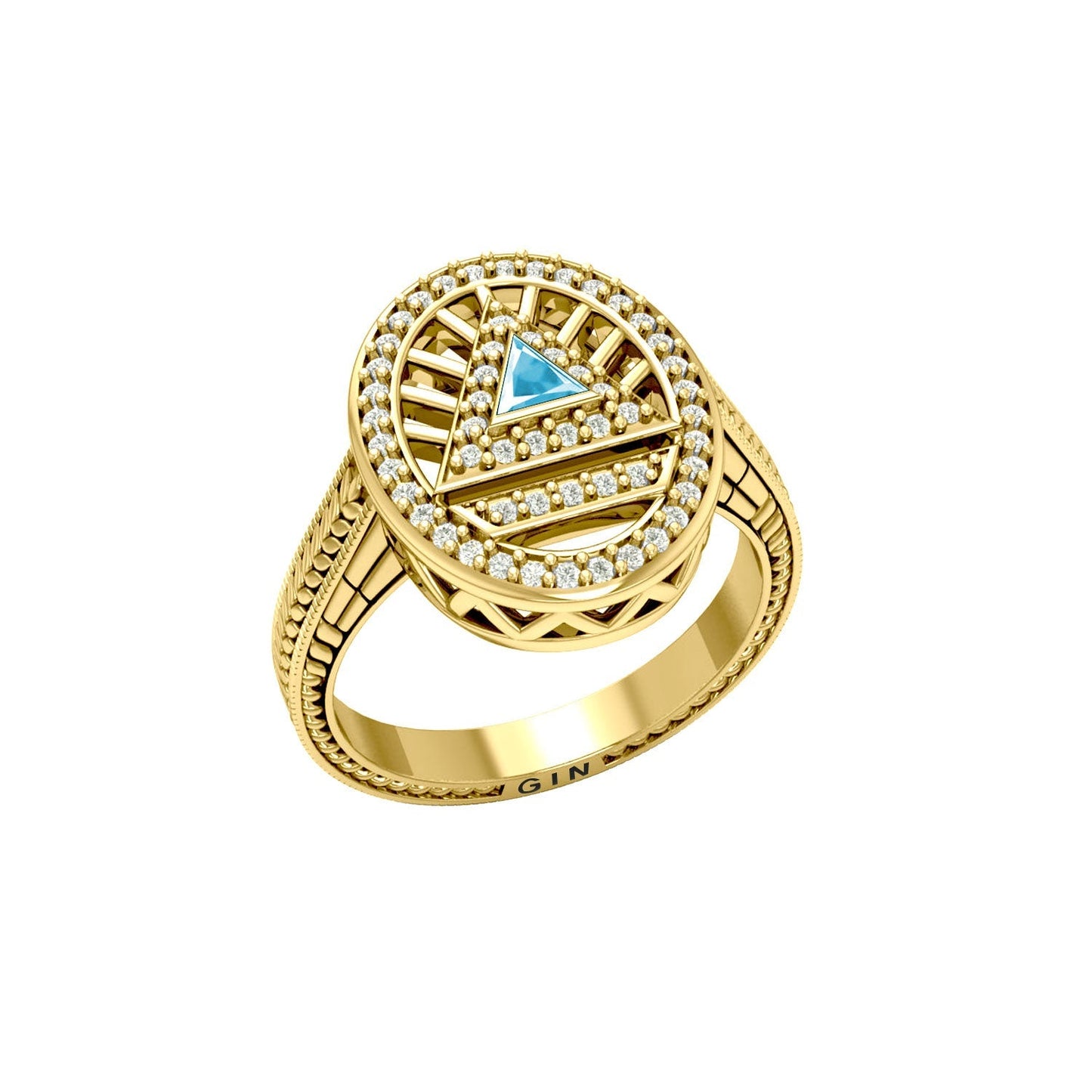 Gold Elegant System Ring
