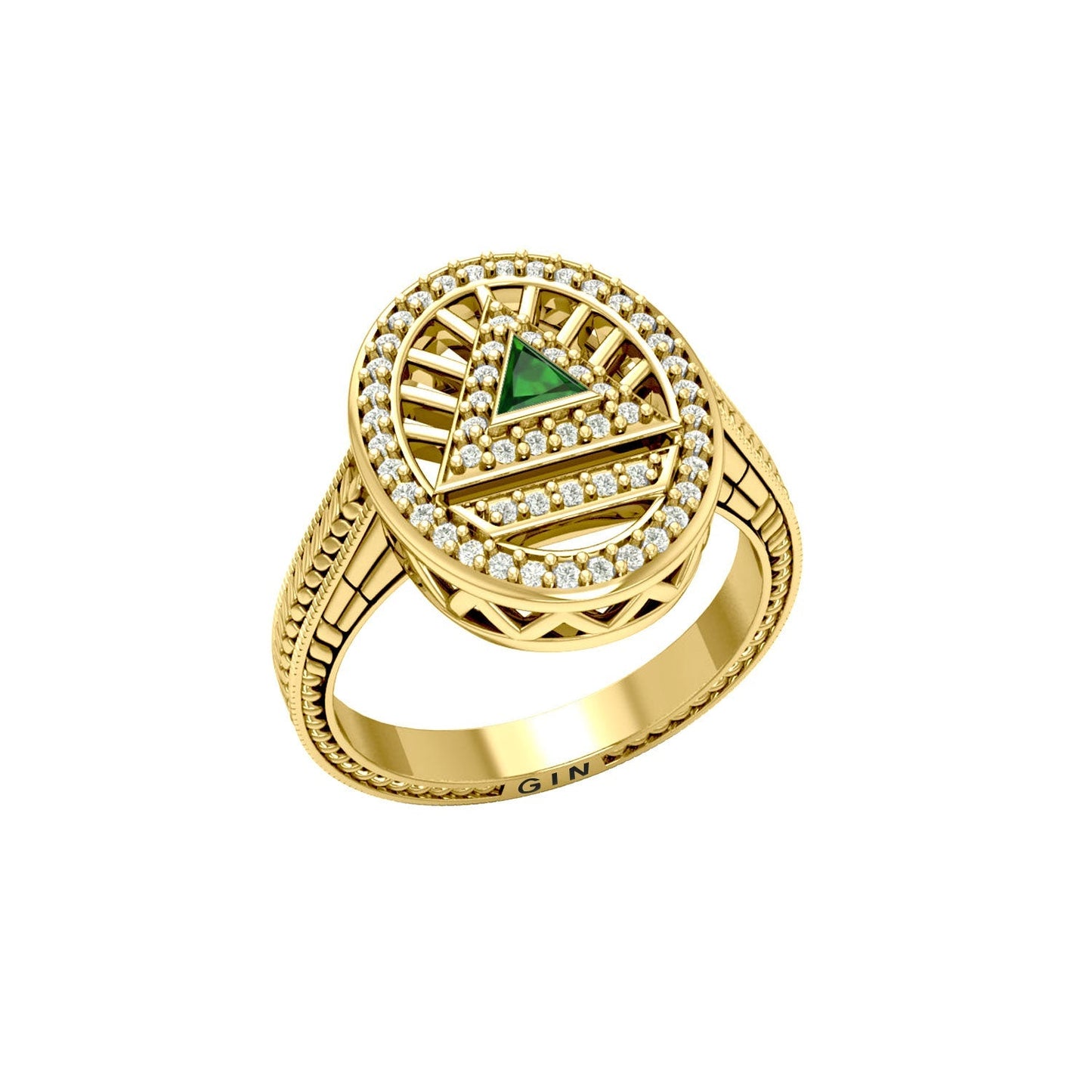 Gold Elegant System Ring