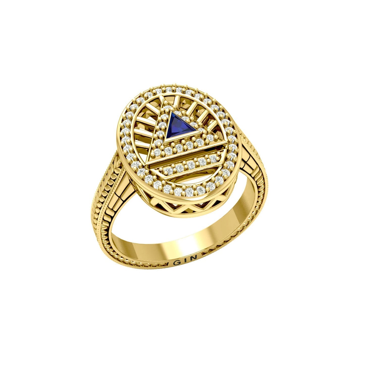 Gold Elegant System Ring