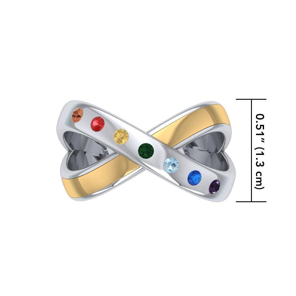 Bague Chakra Gemmes