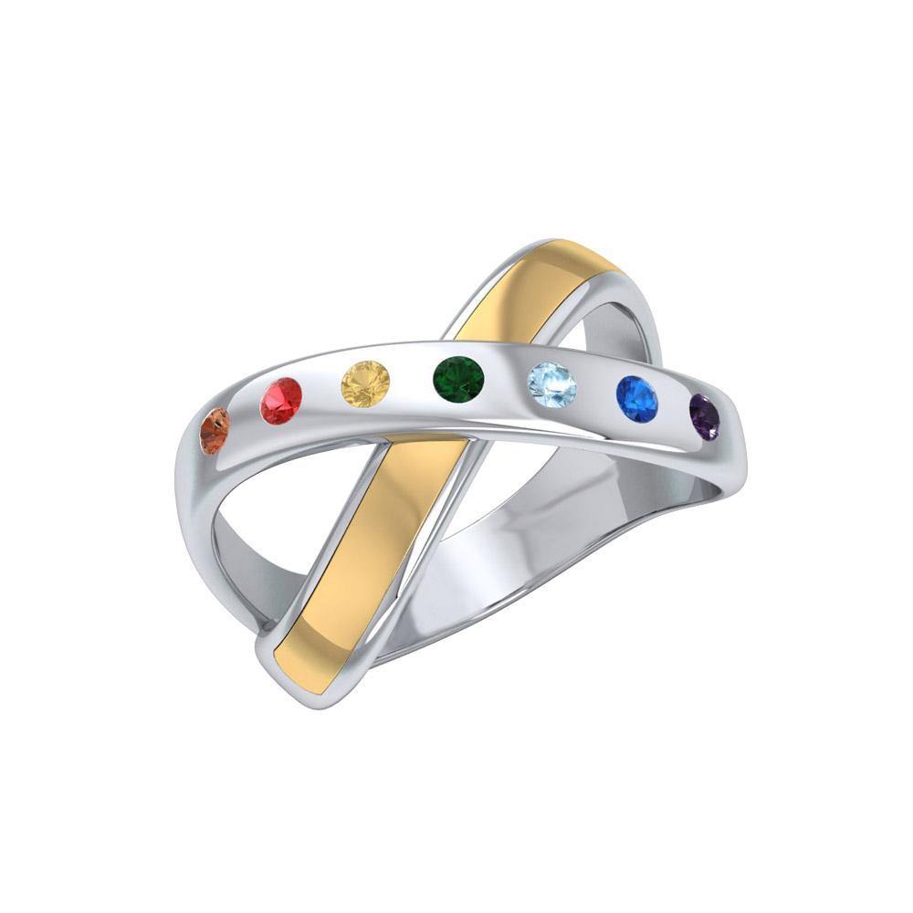 Bague Chakra Gemmes