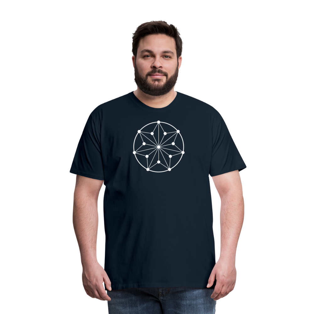 Men's Circle Premium T-Shirt - deep navy