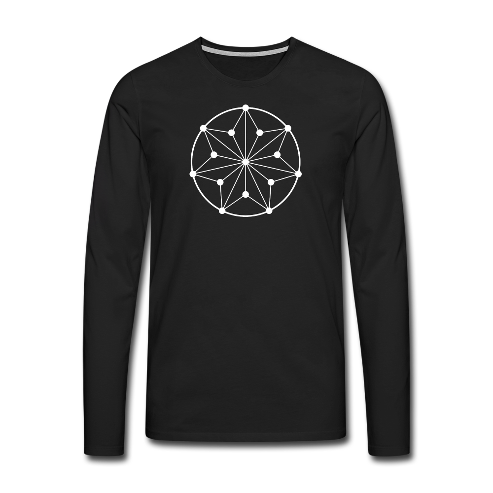 Men's Circle Premium Long Sleeve - black