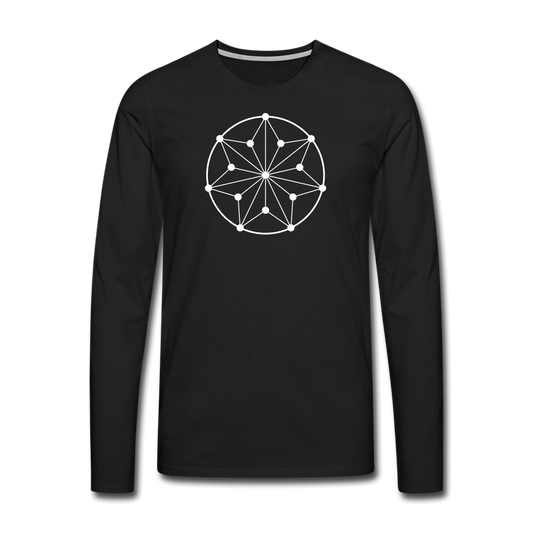Men's Circle Premium Long Sleeve - black