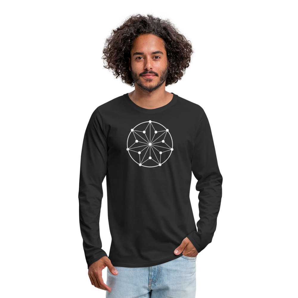 Men's Circle Premium Long Sleeve - black