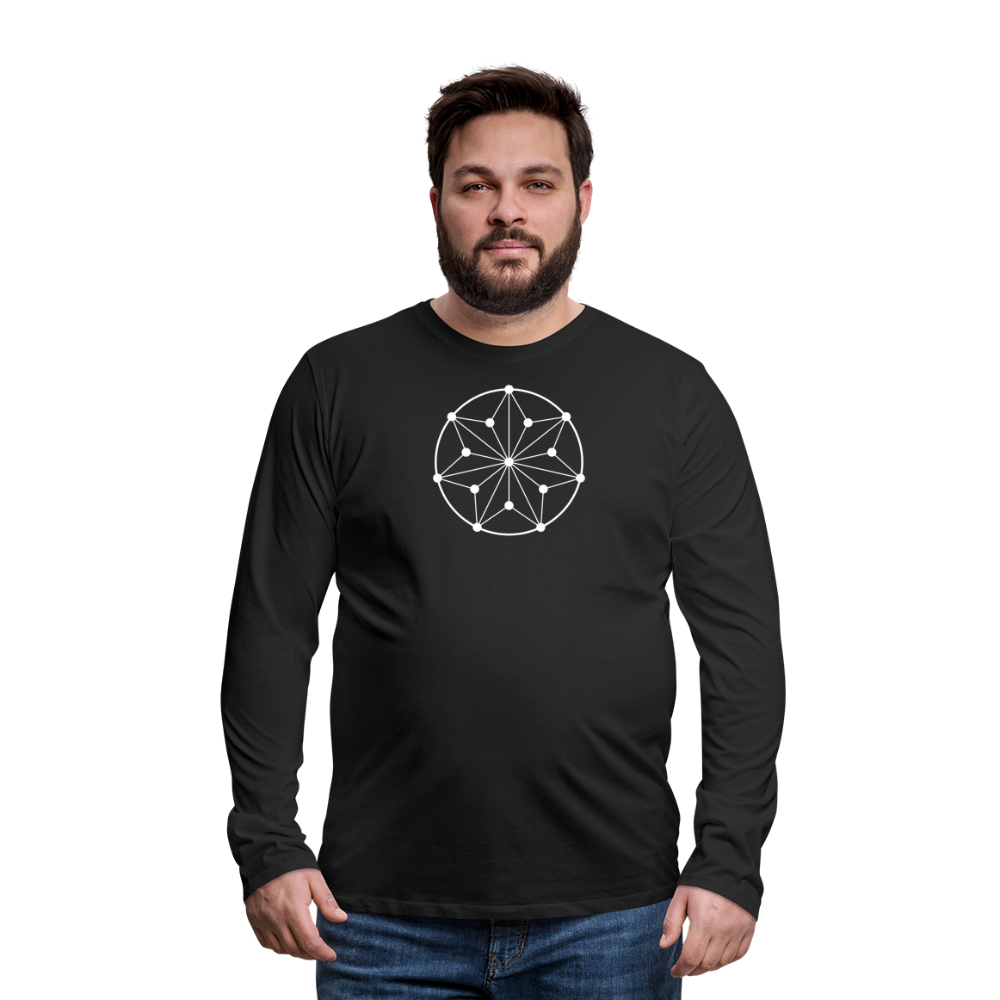 Men's Circle Premium Long Sleeve - black