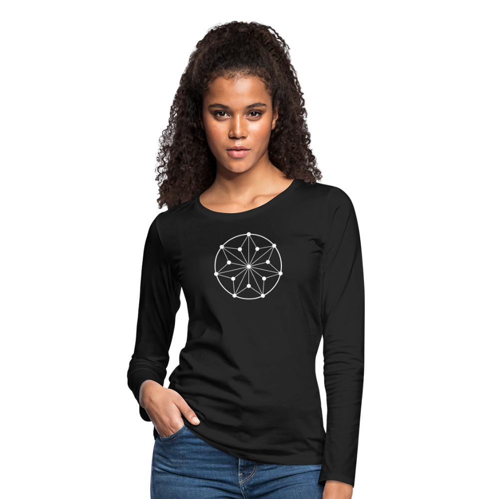 Women's Circle Premium Long Sleeve - black