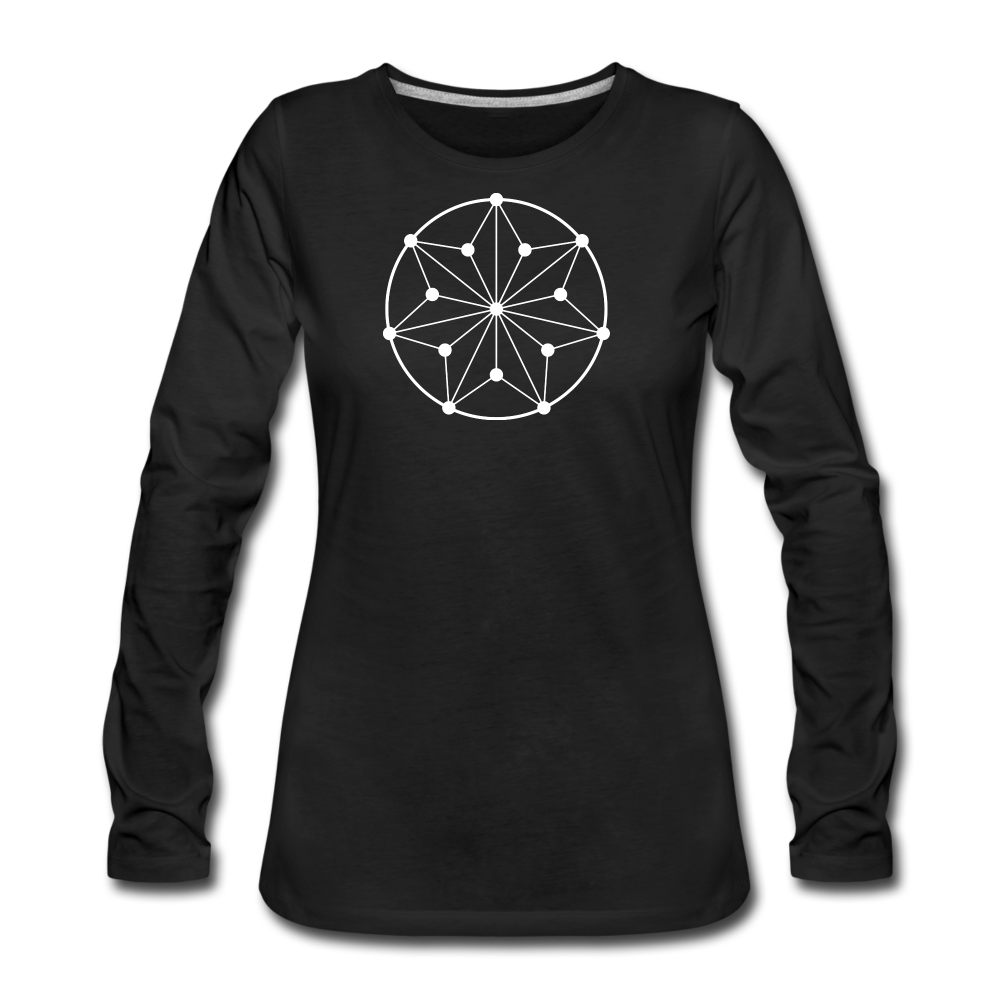 Women's Circle Premium Long Sleeve - black