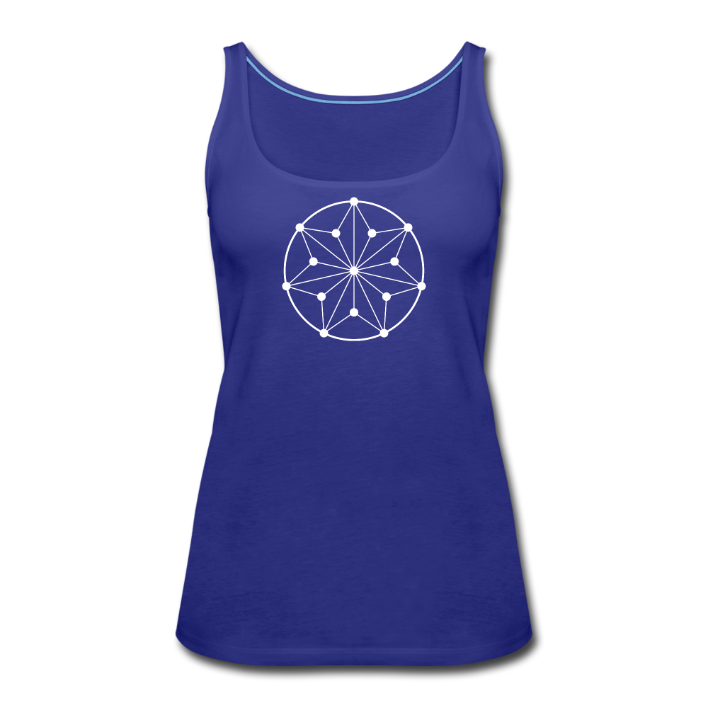 Women’s Circle Tank Top - royal blue