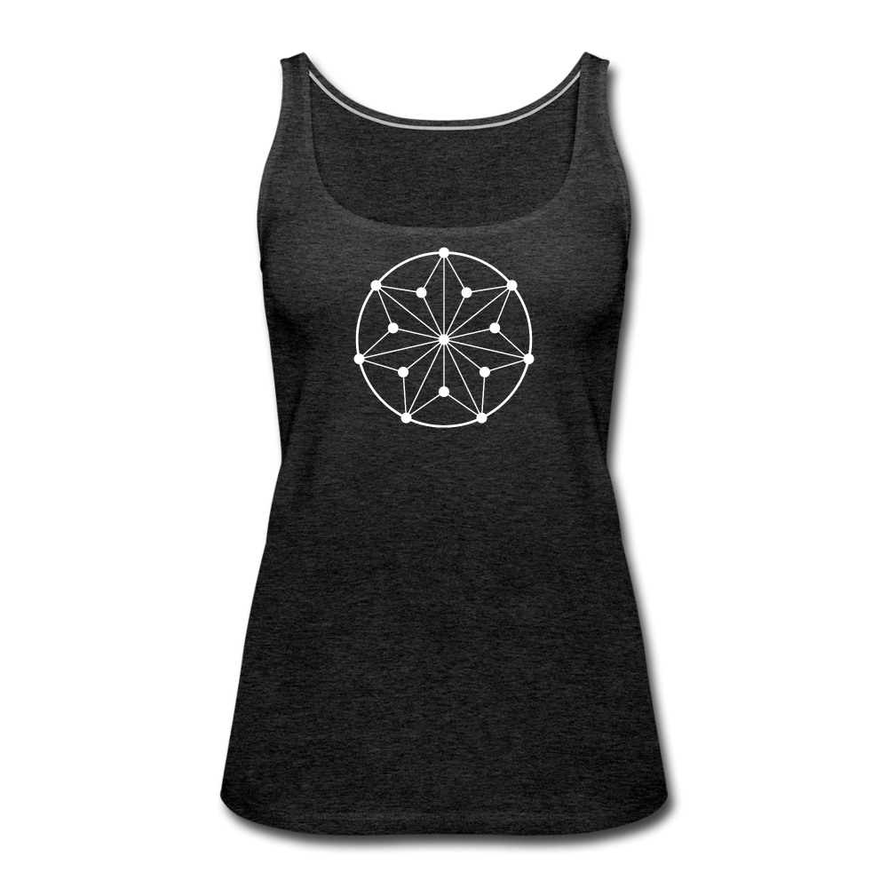 Women’s Circle Tank Top - charcoal grey