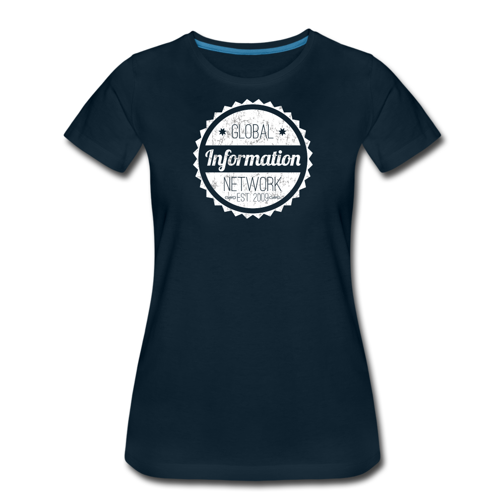 Women's GIN Est 09 Premium T-Shirt - deep navy