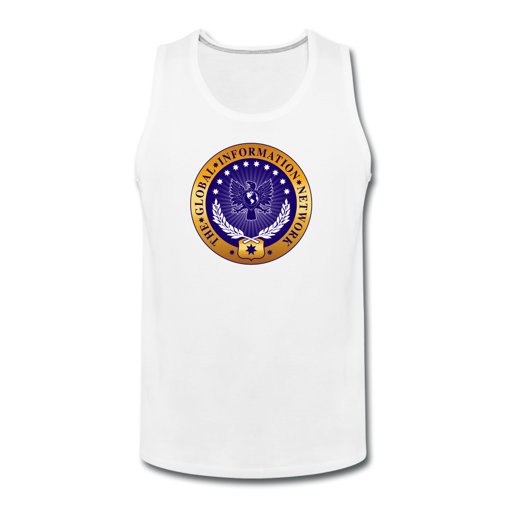 Men’s GIN Premium Tank - white