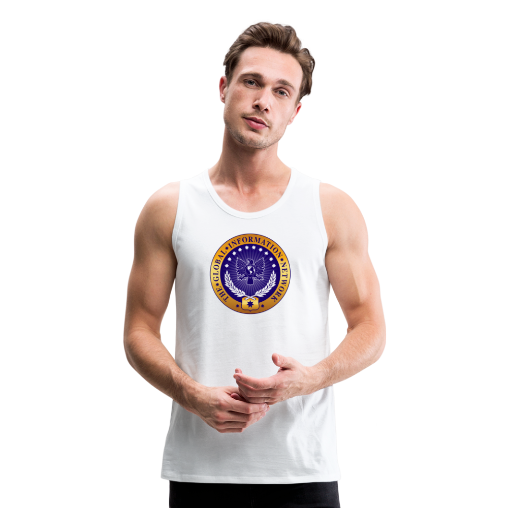 Men’s GIN Premium Tank - white