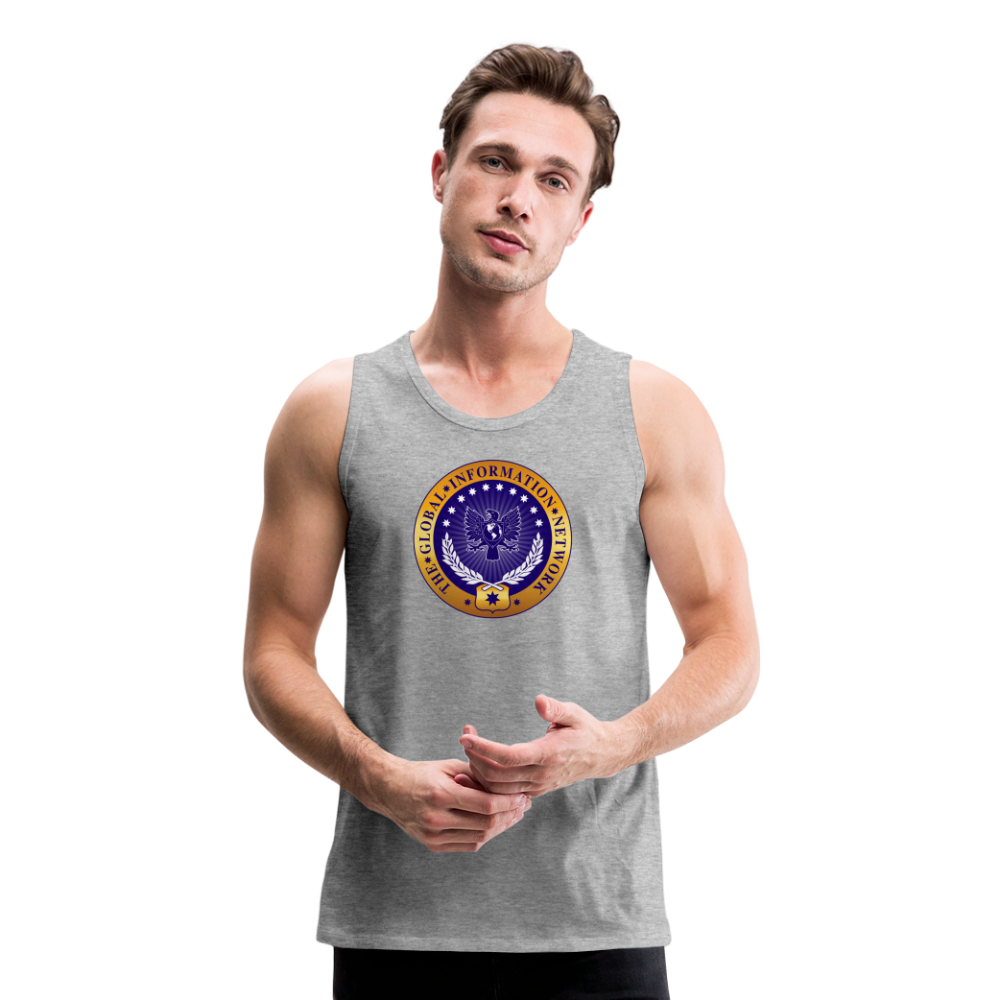 Men’s GIN Premium Tank - heather gray